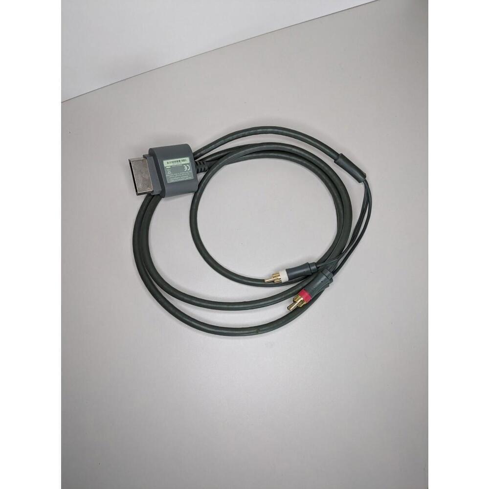 OEM Microsoft Xbox 360 AV Cords Cables Video Original Composite Cables